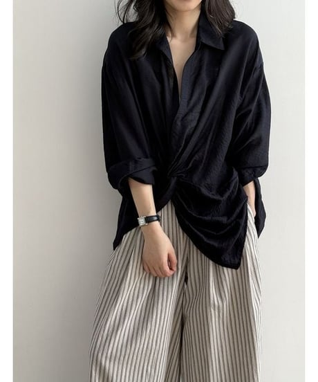 twist accent shirt /2color　　IR1663