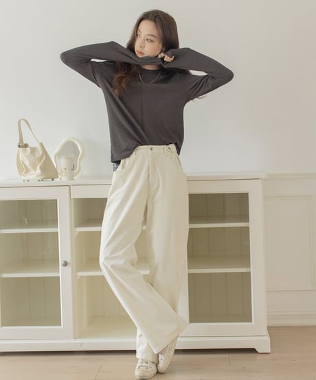 corduroy cotton casual pants /2color　IR1584