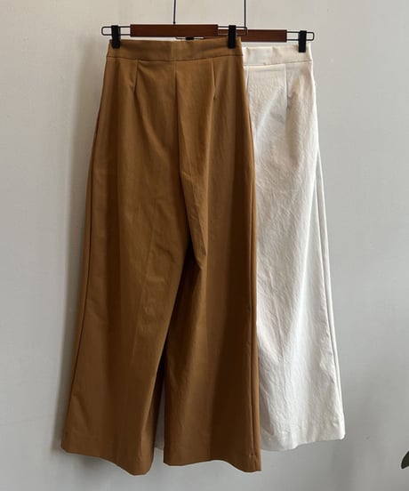 wide leg tuck pants /3color　　IR1611