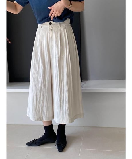 high waist wide pants  /2color　　IR1616