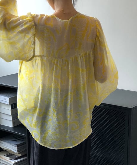 meadow light sheer blouse　　IR1638