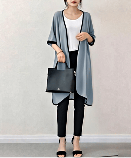 drape long cardigan /3color　　IR1679