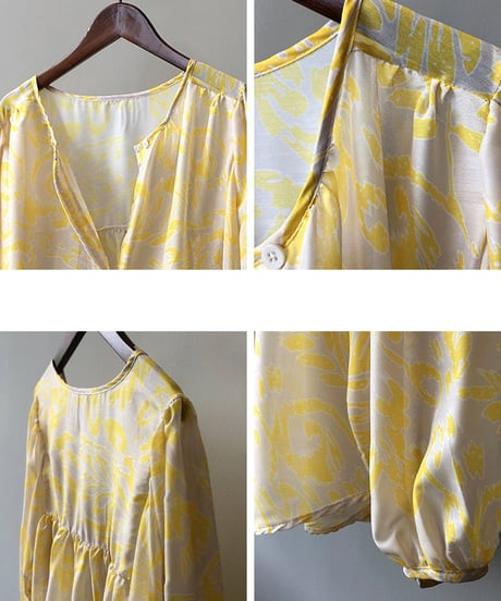 meadow light sheer blouse　　IR1638