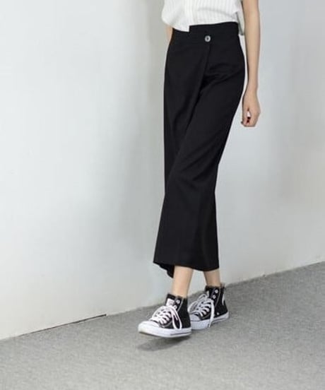 wrap design pencil skirt　　IR1576