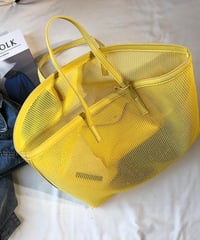 airy mesh tote bag /3color　　IR1643