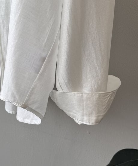 double pocket sheer shirt /3color　　IR1647