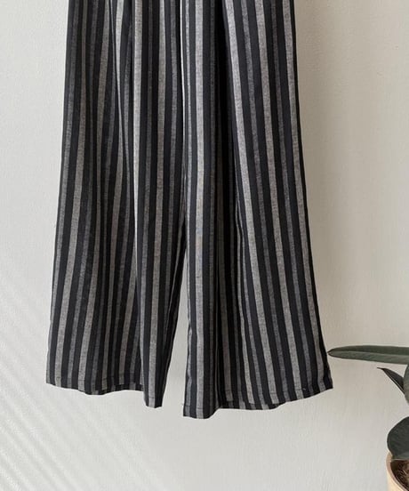 stripe wide pants　　IR1661