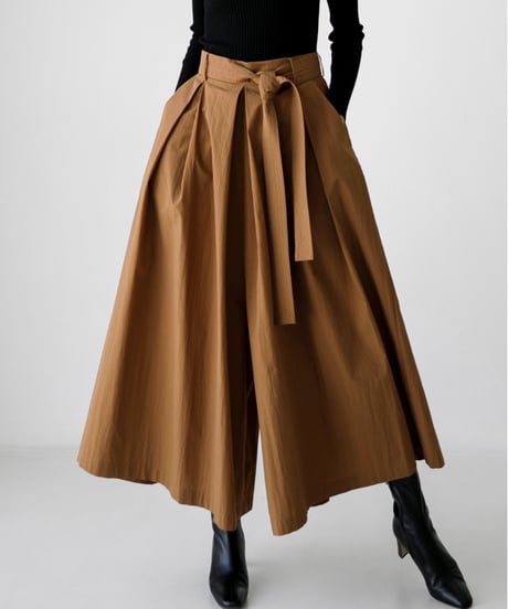 waist ribbon skirt pants　　IR1467
