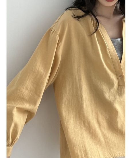 skipper shirt & camisole layered set /3color　　IR1653