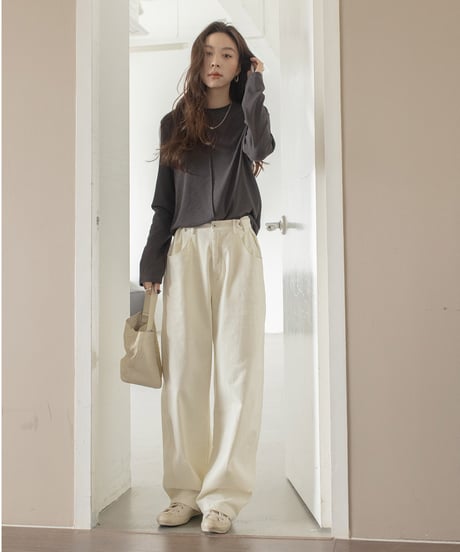 corduroy cotton casual pants /2color　IR1584