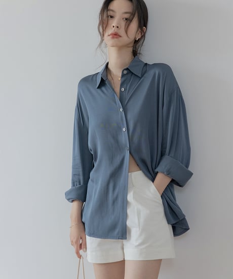 tucked high waist short pants　IR1382