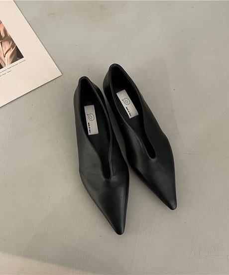 pointed toe flat pumps　　IR1465