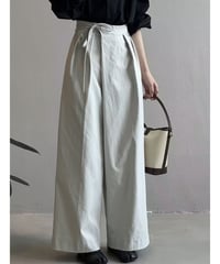 wide leg tuck pants /3color　　IR1611