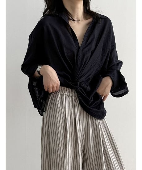 twist accent shirt /2color　　IR1663