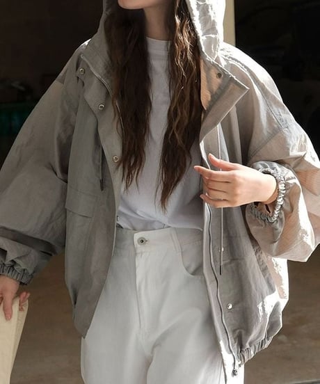 lightweight hood blouson /2color　　IR1516