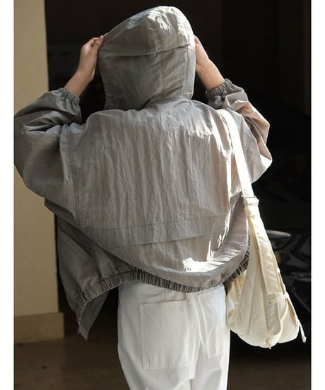 lightweight hood blouson /2color　　IR1516