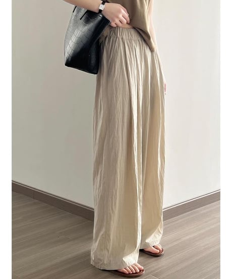 draped wide pants /4color　IR1623
