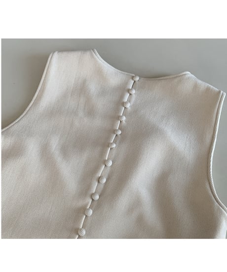 suede sleeveless one-piece /2color　IR1586