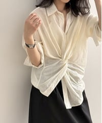 twist accent shirt /2color　　IR1663