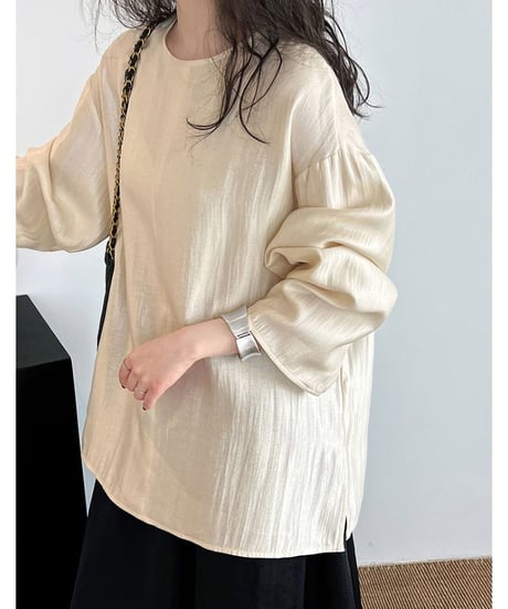 shiny raglan sleeve tops　　IR1488