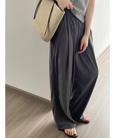 draped wide pants /4color　IR1623