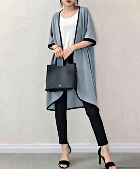 drape long cardigan /3color　　IR1679