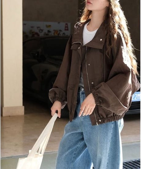 lightweight hood blouson /2color　　IR1516