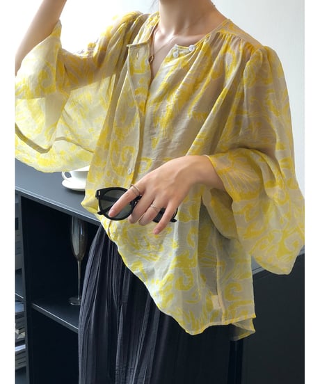 meadow light sheer blouse　　IR1638