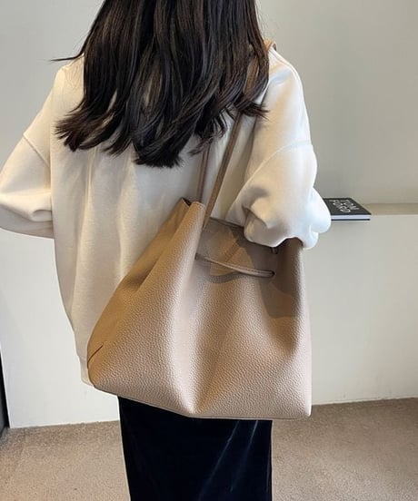 square tote shoulder bag+pouch set　　IR1598