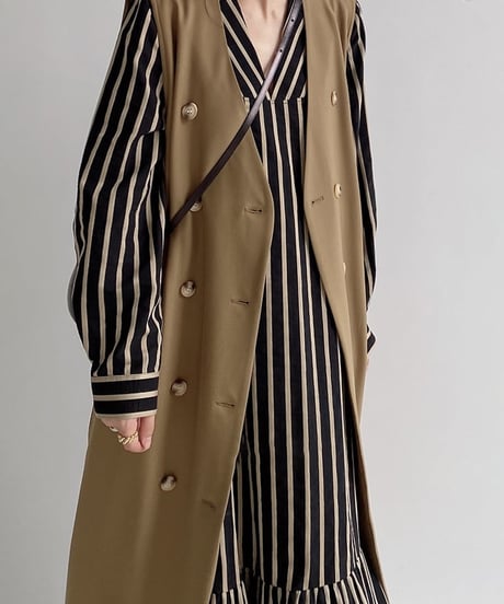 trench gilet　　IR1492