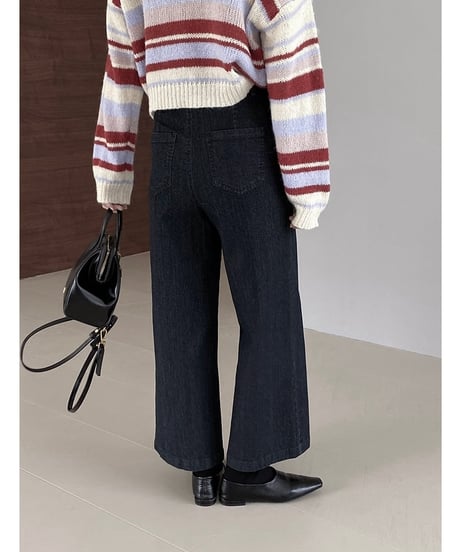 straight denim  pants　　IR1619