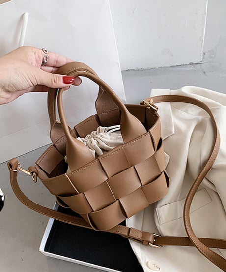 wide mesh mini shoulder bag　　IR1362