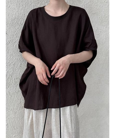 soft curve dolman pullover /2color　　IR1671
