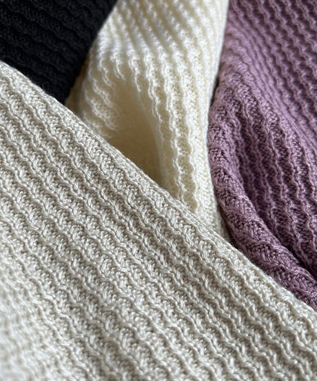 waist mark cutout knit pullover　　IR1457