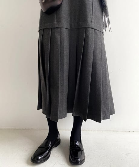 v neck jumper skirt　　IR1503