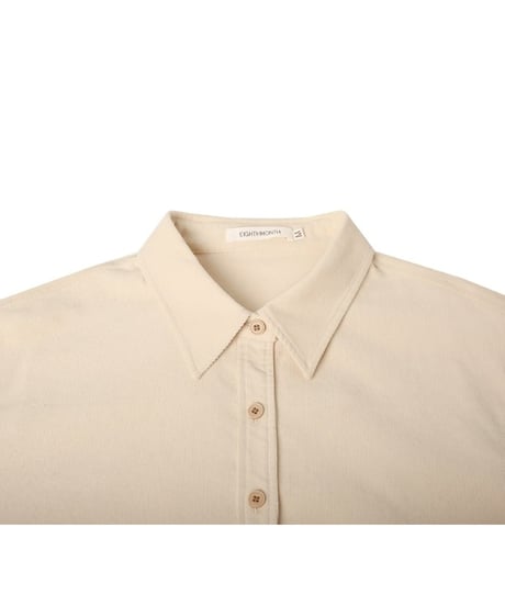 corduroy loose shirt　　IR1572