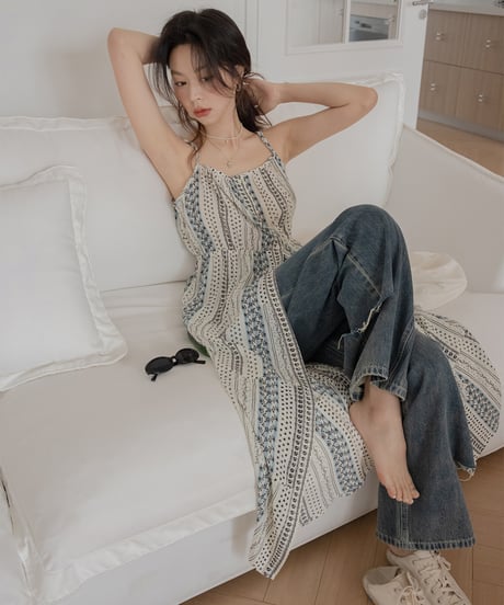front open cami onepiece　　IR1385