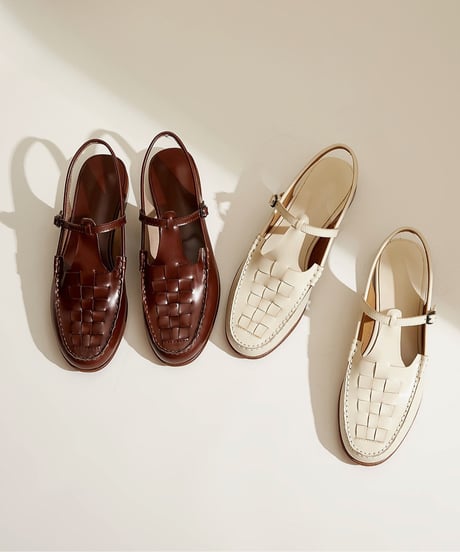 braided gurkha sandals / 2color　IR1406