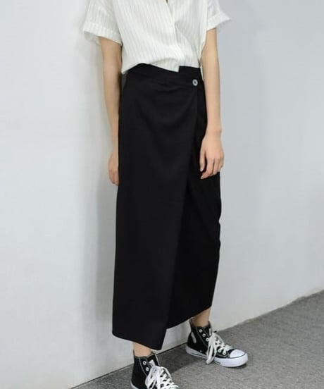 wrap design pencil skirt　　IR1576