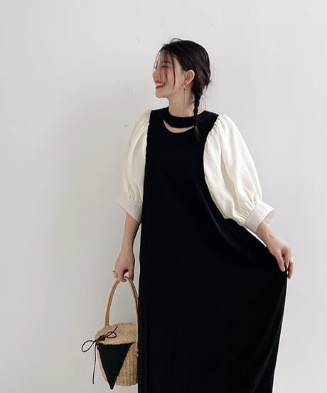 lantern sleeve one-piece　　IR1356