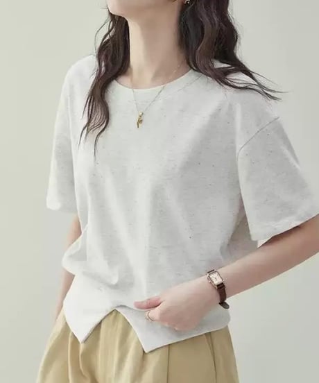 color fleck design tee　　IR1677