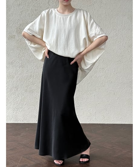 soft curve dolman pullover /2color　　IR1671