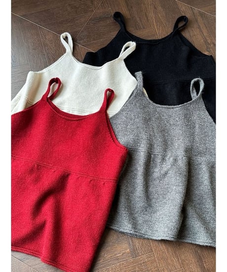 flare hem knit cami　　IR1659