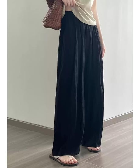 draped wide pants /4color　IR1623