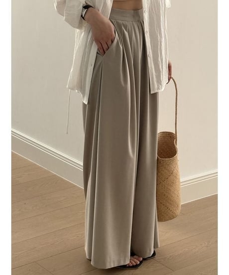 soft drape wide pants t /3color　　IR1646