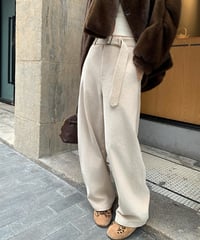 corduroy loose wide pants　　IR1547