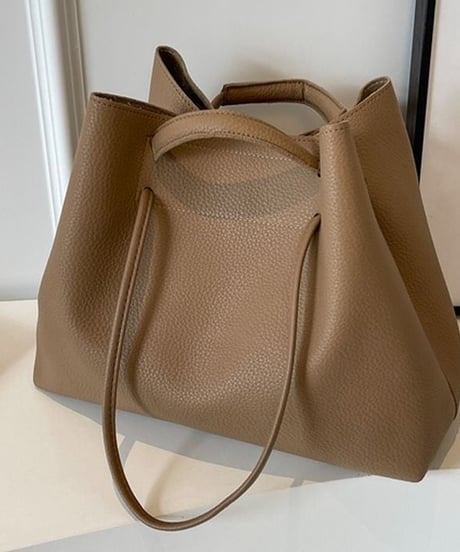 square tote shoulder bag+pouch set　　IR1598
