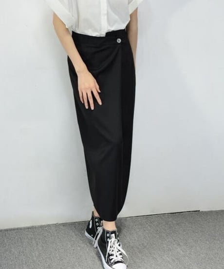 wrap design pencil skirt　　IR1576