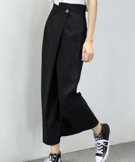 wrap design pencil skirt　　IR1576