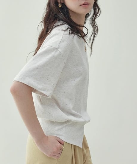 color fleck design tee　　IR1677